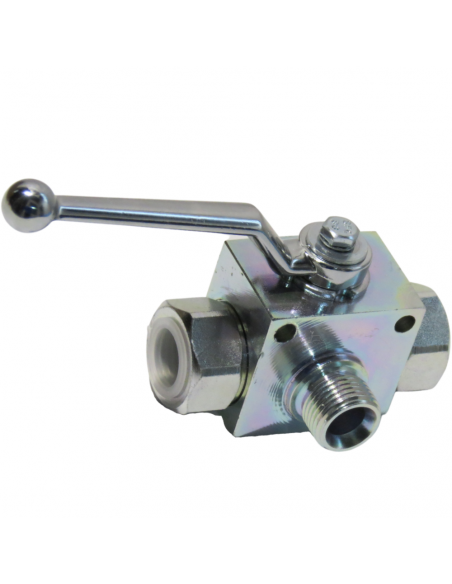 Llave de Paso Hidráulica de 3 Vías 1/2"