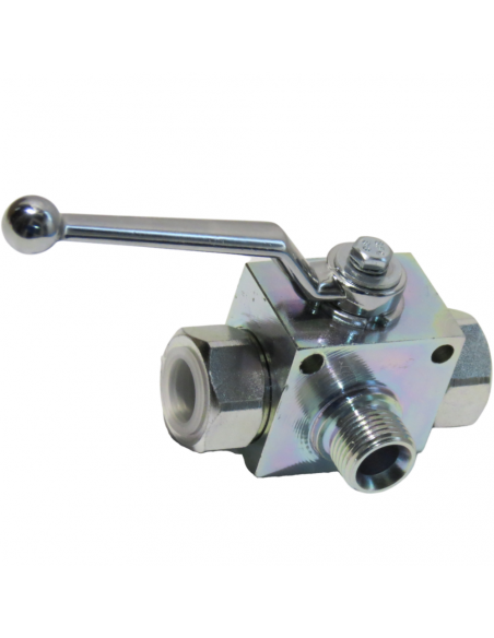 Llave de Paso Hidráulica de 3 Vías 1/2"