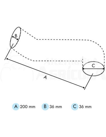 Manguito Superior tractor John Deere varios modelos L34898