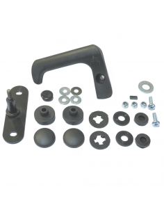 Conjunto completo cerradura cristal trasero tractor John Deere