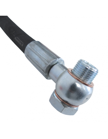 Juego 2 latiguillo tercer punto 3/8" con enchufe rápido 1/2" 790 mm