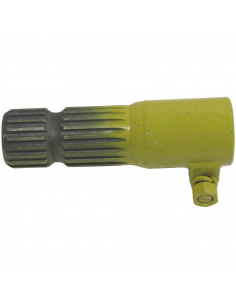 Adaptador Hembra 1"3/8 (Ø35) Z6 Macho 1"3/8 (Ø35) Z21 transmisiones toma fuerza