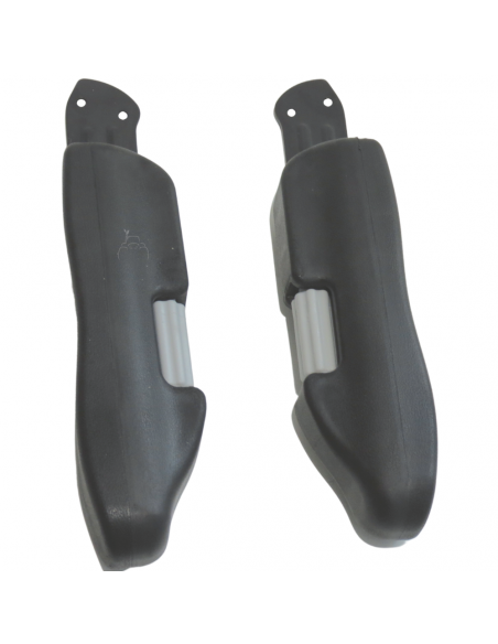 Juego de reposa brazos abatible y regulables para asientos