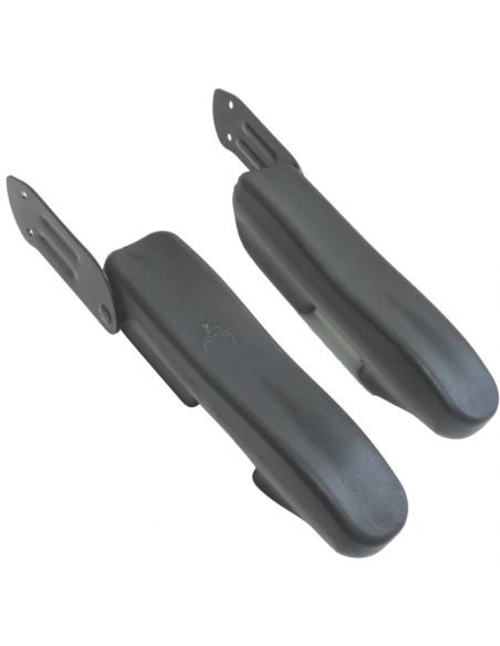 Juego de reposa brazos abatible y regulables para asientos