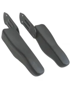 Juego de reposa brazos abatible y regulables para asientos