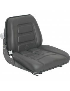 Asiento negro RM53M en PVC con sistema micro