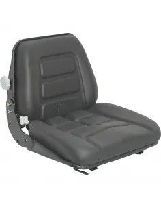 Asiento negro RM53M en PVC con sistema micro