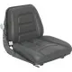 Asiento negro RM53M en PVC con sistema micro