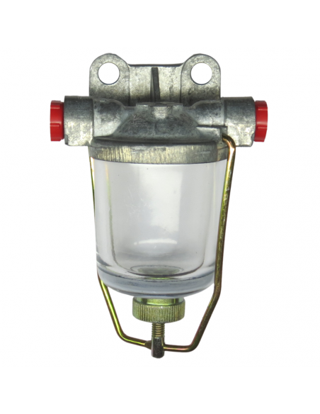 Soporte con vaso de cristal circuito gasoil