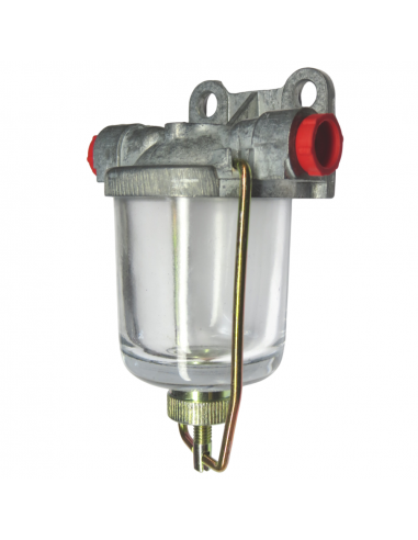 Soporte con vaso de cristal circuito gasoil