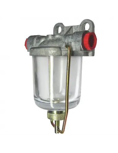 Soporte con vaso de cristal circuito gasoil