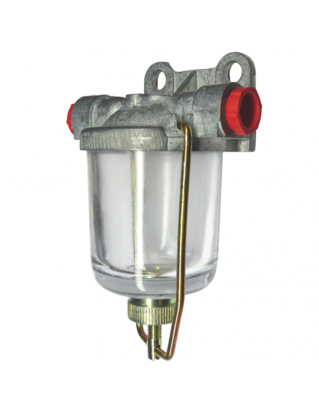 Soporte con vaso de cristal circuito gasoil