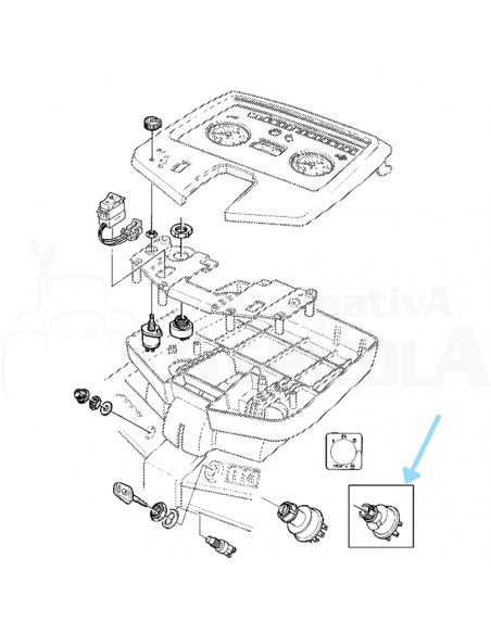 Interruptor de arranque RE61717