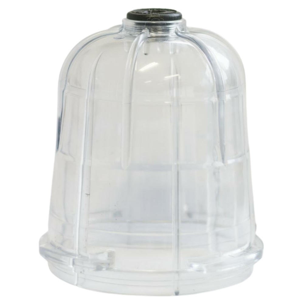 Vaso de policarbonato para sifón cuba riego o purín Ø123 interior