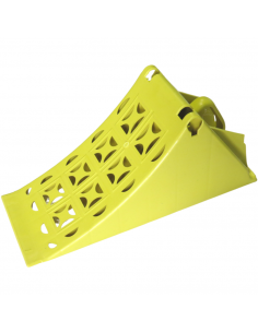 Calzo 200 mm ancho y soporte de plástico para ruedas 