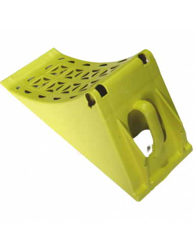 Calzo 200 mm ancho y soporte de plástico para ruedas 