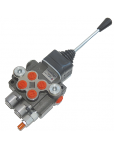 Distribuidor Hidráulico en cruz tipo Joystick 3/8" doble efecto circuito abierto