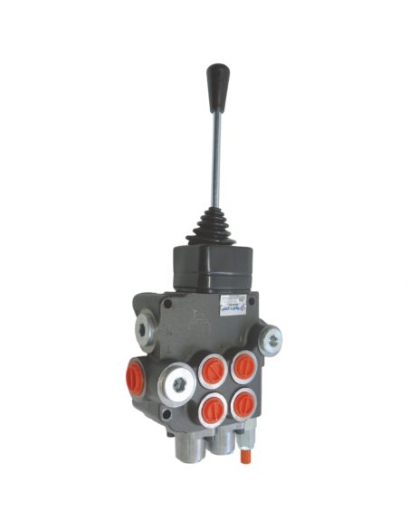 Distribuidor Hidráulico en cruz tipo Joystick 3/8" doble efecto circuito abierto