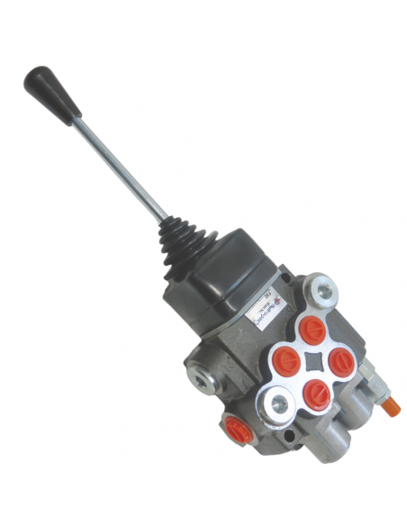 Distribuidor Hidráulico en cruz tipo Joystick 3/8" doble efecto circuito abierto