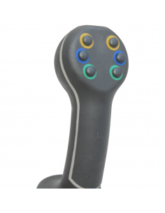 Mando con 6 pulsadores sensibles para selectoras hidráulicas