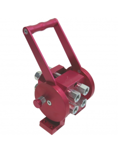 Multiconector rápido hidráulico caras planas 4 enchufes 1/2"