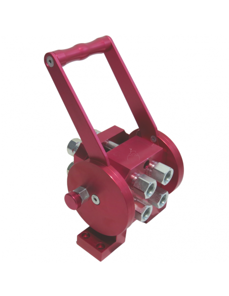 Multiconector rápido hidráulico caras planas 4 enchufes 1/2"