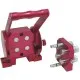 Multiconector rápido hidráulico caras planas 4 enchufes 1/2"