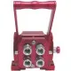 Multiconector rápido hidráulico caras planas 4 enchufes 1/2"