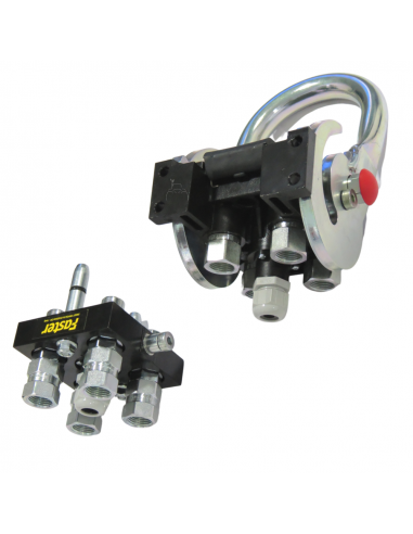 Multiconector rápido Faster caras planas 4 enchufes 22:150