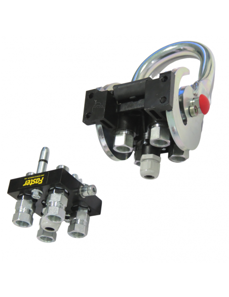 Multiconector rápido Faster caras planas 4 enchufes 22:150