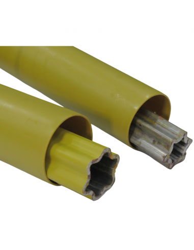 Transmisión Categoría 6 x 1000 mm embrague 2 discos Ø200mm tubo reforzado estrella 1"3/8 Z6