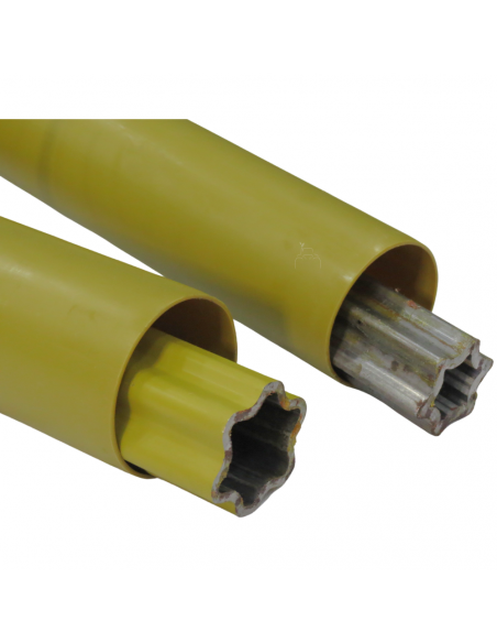 Transmisión Categoría 6 x 1000 mm embrague 2 discos Ø200mm tubo reforzado estrella 1"3/8 Z6