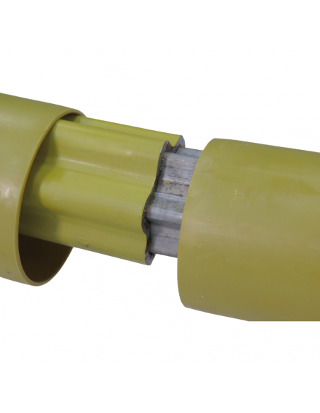 Transmisión Categoría 6 x 1000 mm embrague 2 discos Ø200mm tubo reforzado estrella 1"3/8 Z6