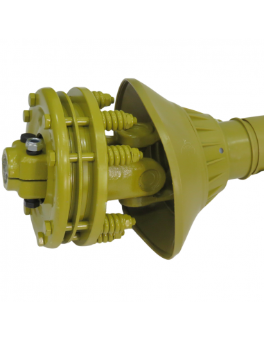 Transmisión Categoría 6 x 1000 mm embrague 2 discos Ø200mm tubo triangular 1"3/8 Z6