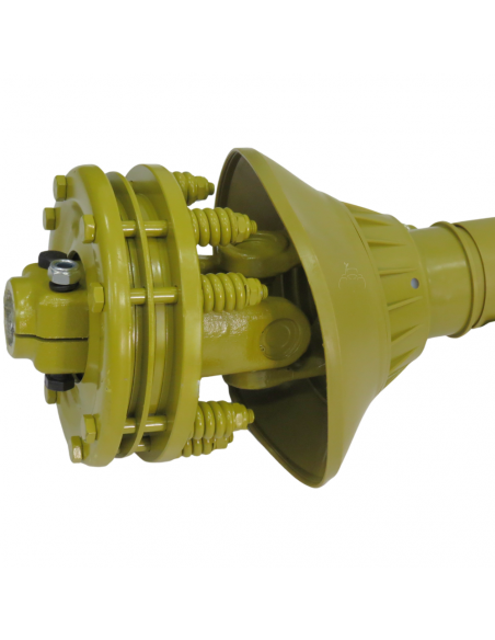 Transmisión Categoría 6 x 1000 mm embrague 2 discos Ø200mm tubo triangular 1"3/8 Z6