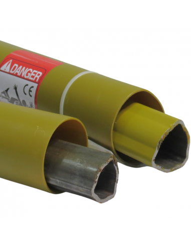 Transmisión Categoría 6 x 1200 mm embrague 4 discos Ø200mm tubo triangular 1"3/8 Z6