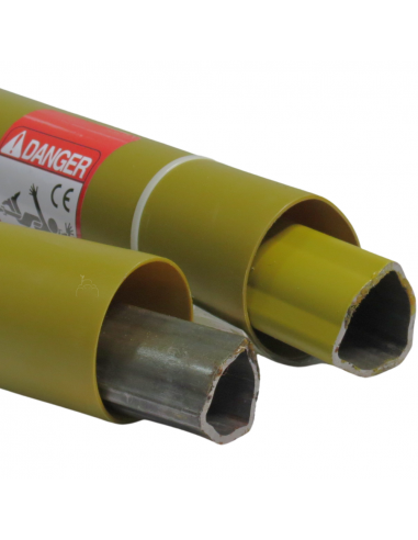 Transmisión Categoría 4 x 1000 mm embrague 4 discos Ø180mm tubo triangular 1"3/8 Z6