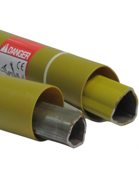 Transmisión Categoría 4 x 1000 mm embrague 4 discos Ø180mm tubo triangular 1"3/8 Z6