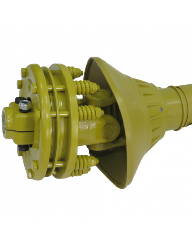 Transmisión Categoría 4 x 1000 mm embrague 4 discos Ø180mm tubo triangular 1"3/8 Z6