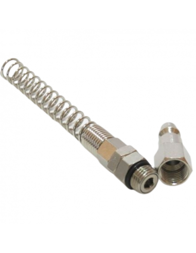 Enchufe hambra y racord giratorio c/muelle 