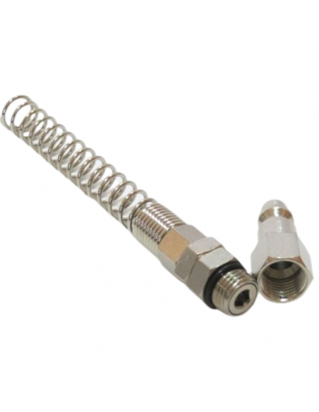 Enchufe hambra y racord giratorio c/muelle 