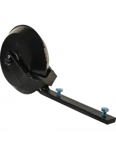 Rueda control para arado desplazable