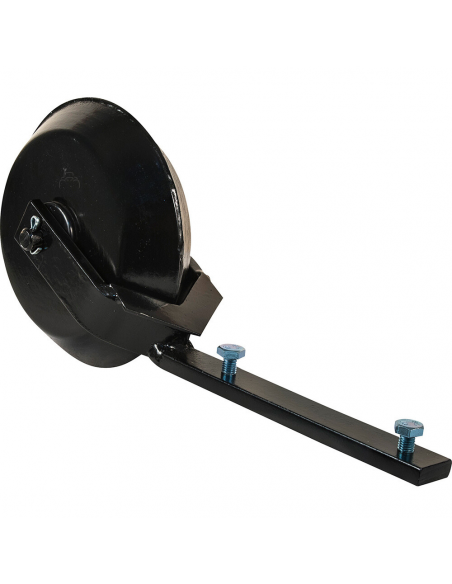 Rueda control para arado desplazable