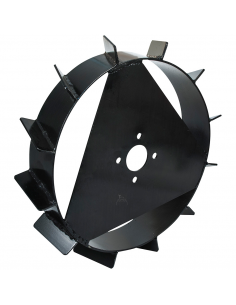 Juego ruedas metálicas sin ejes Ø 300 x 100 mm