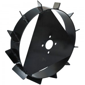 Juego ruedas metálicas sin ejes Ø 300 x 100 mm