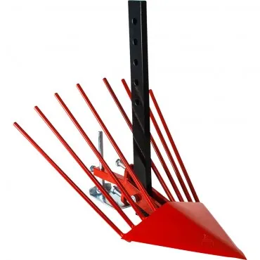 Arrancador de patatas para motoazada motocultor (Patín regulable)