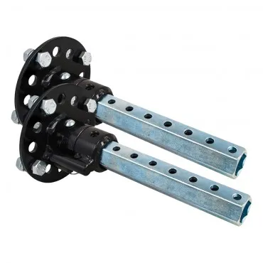 Ejes desplazables universales con desbloqueo para rueda neumática y metálica Ø 25 mm redondo Ejes desplazables universales con desbloqueo para rueda neumática y metálica Ø 25 mm redondo