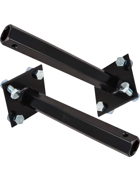 Ejes fijos rueda neumática y metálica Ø 28 mm