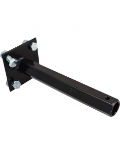 Juego ejes fijos rueda neumática y metálica hexágono 26mm