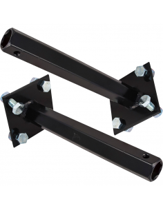 Juego ejes fijos rueda neumática y metálica hexágono 26mm